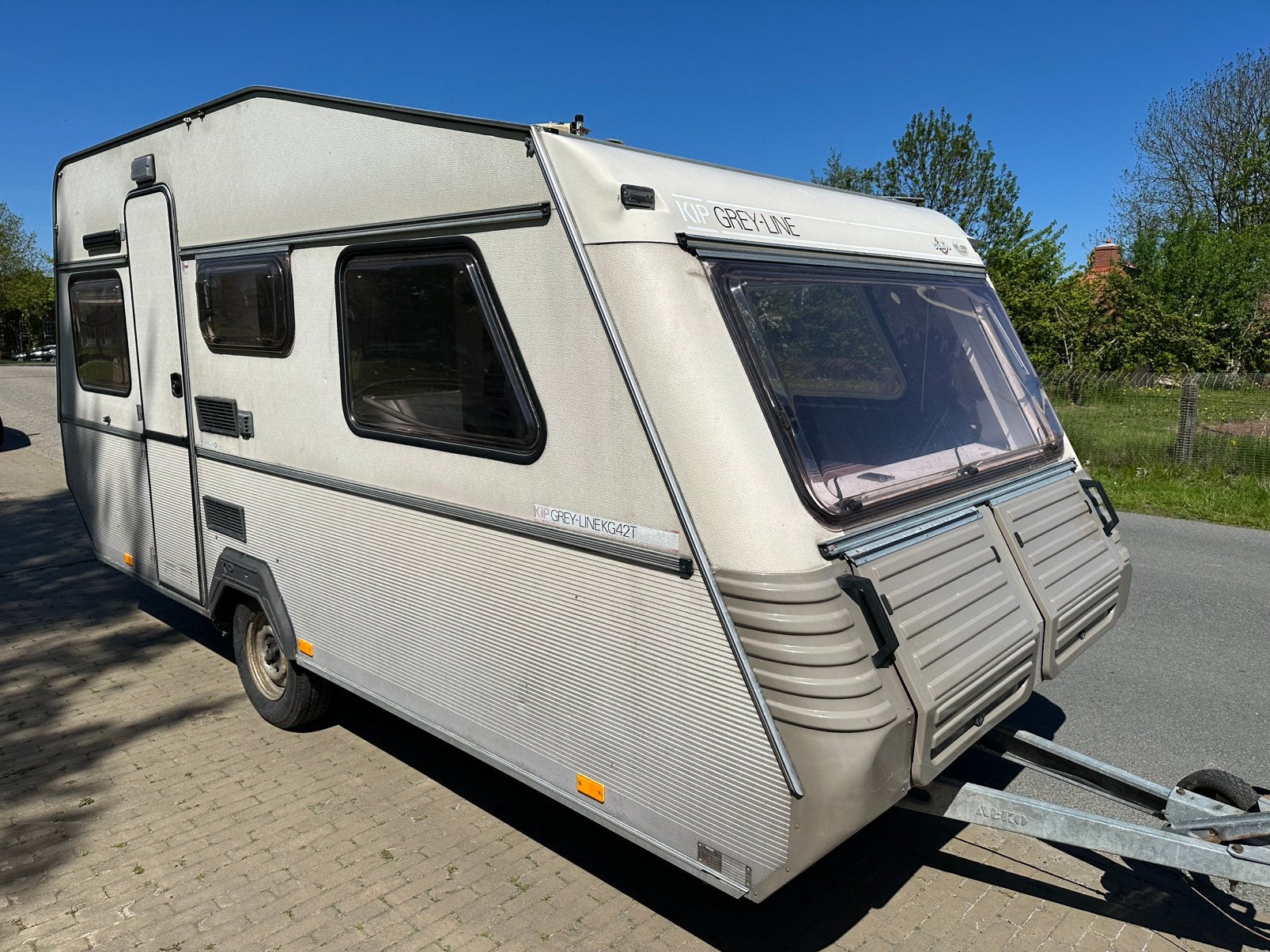 Kip greyline KG42T gepimte caravan., Caravans en Kamperen, Caravans, Ringverwarming, Rondzit, Kip, Bedrijf