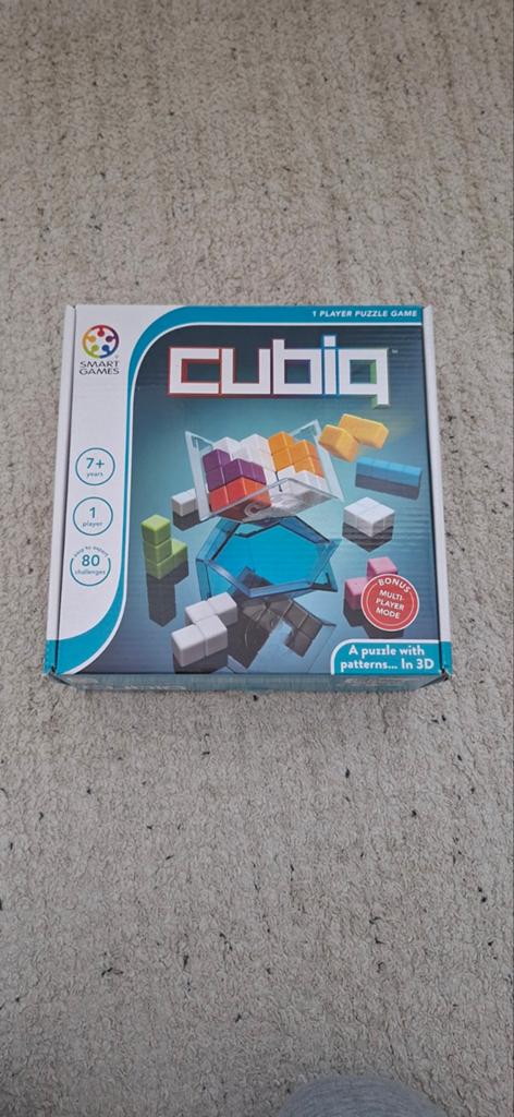 Smart Games Cubiq 3D Puzzel - 1 Speler, 80 Uitdagingen, Ophalen of Verzenden, Zo goed als nieuw, Rubik's of 3D-puzzel