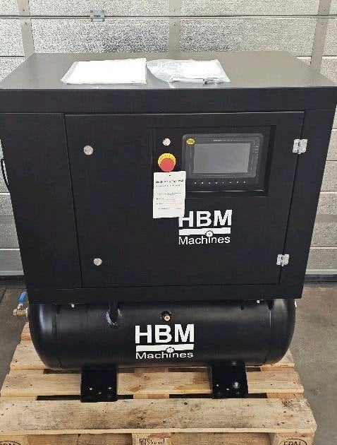 HBM schroefcompressor 5,5 pk - 160 liter luchttank