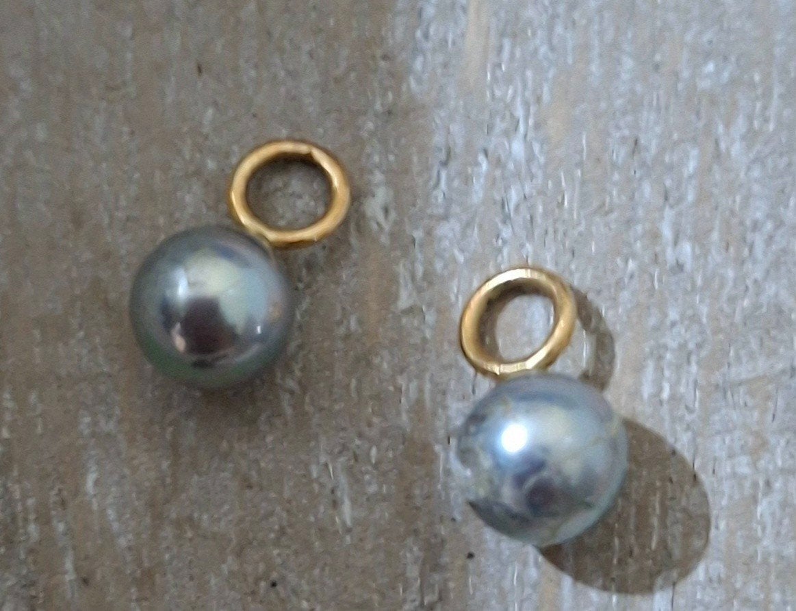 Zinzi vergulde hangers met parels voor oorbellen, Ophalen of Verzenden, Goud, Overige materialen