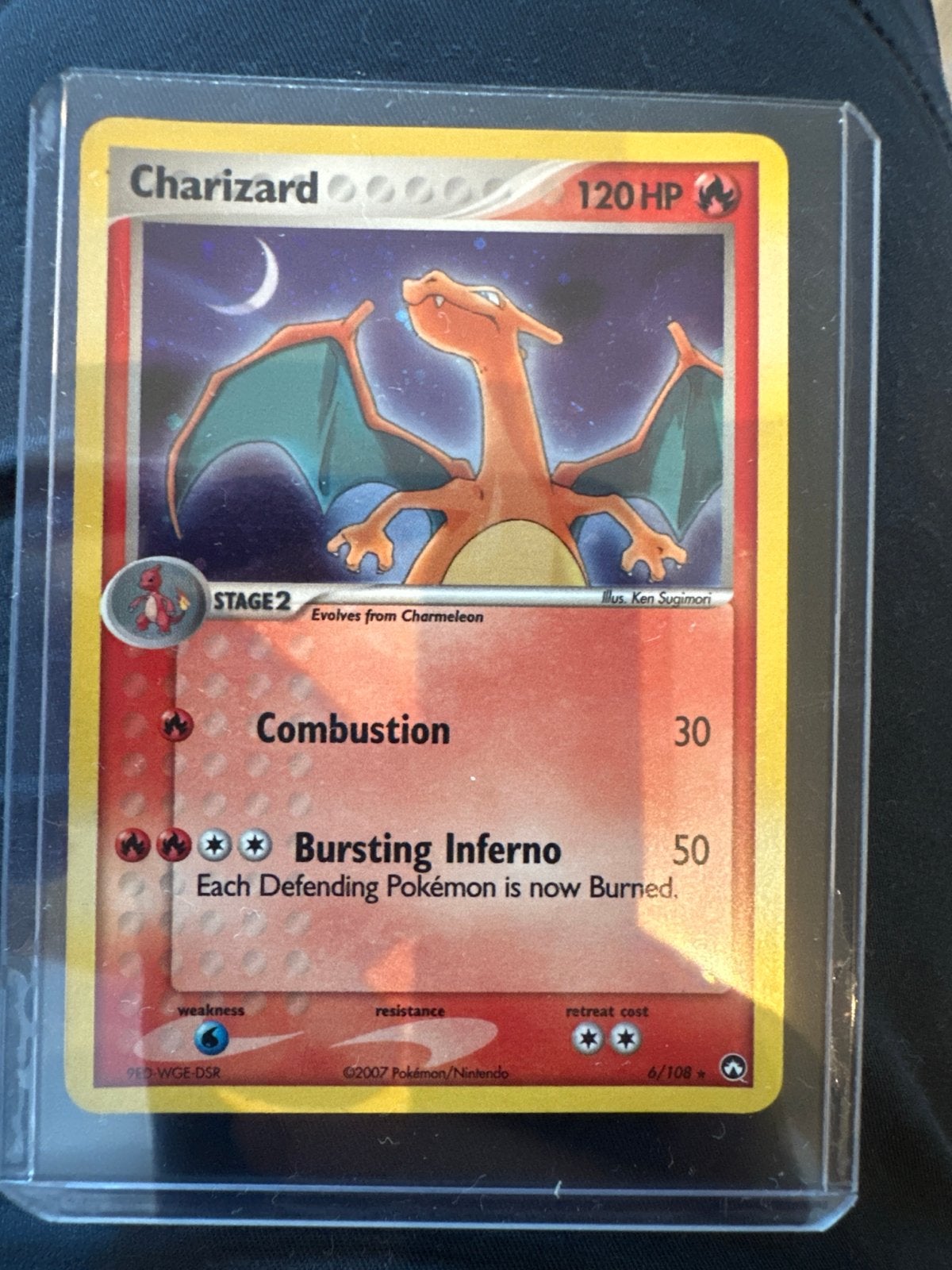 Charizard Pokémon Power Keepers, Ophalen of Verzenden, Zo goed als nieuw, Losse kaart