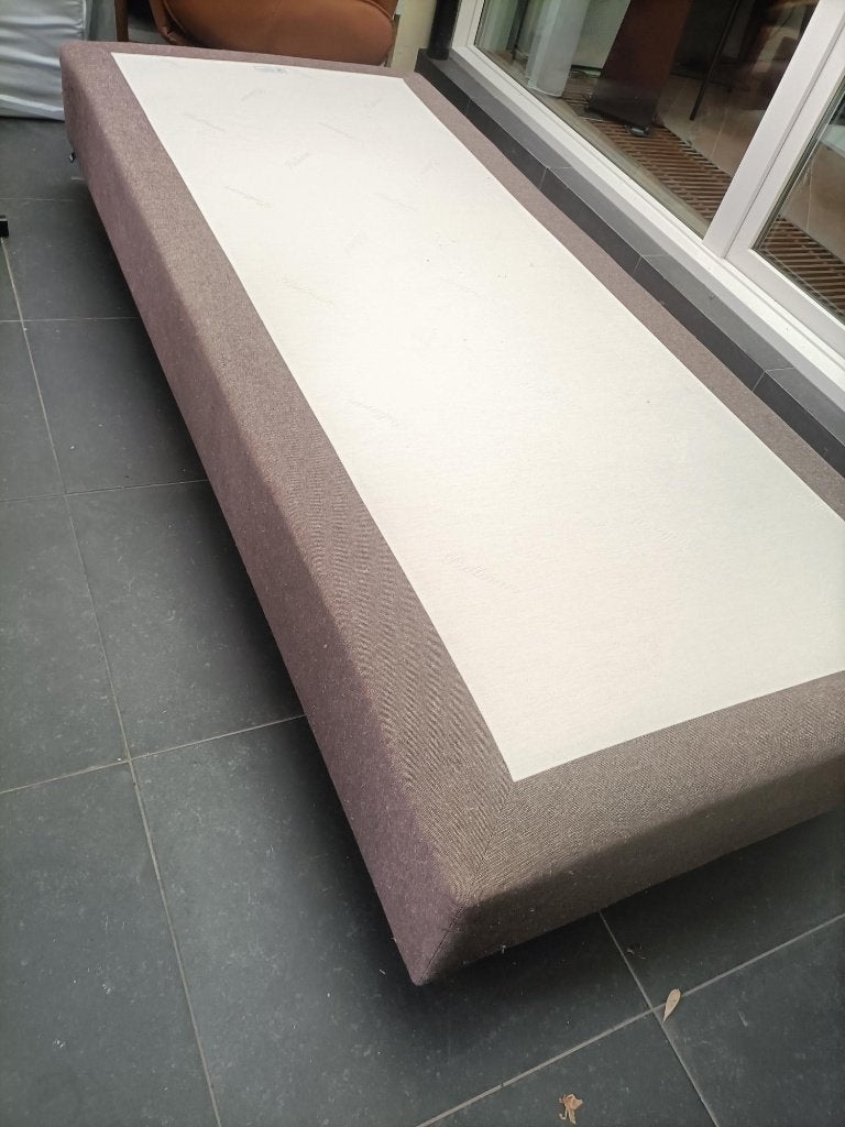 pullman bospring onderstel 90x200 met dik matras, Huis en Inrichting, Ophalen, 90 cm, Eenpersoons, Zo goed als nieuw