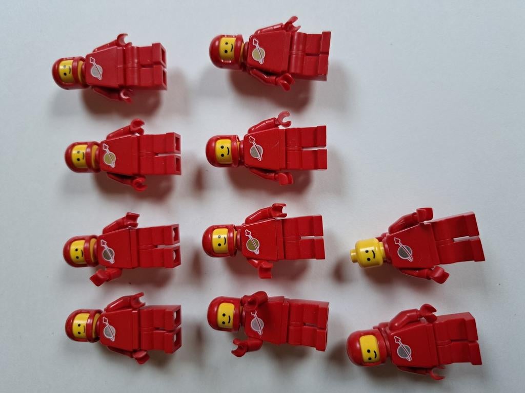 Vintage rode lego space astronouten, Ophalen of Verzenden