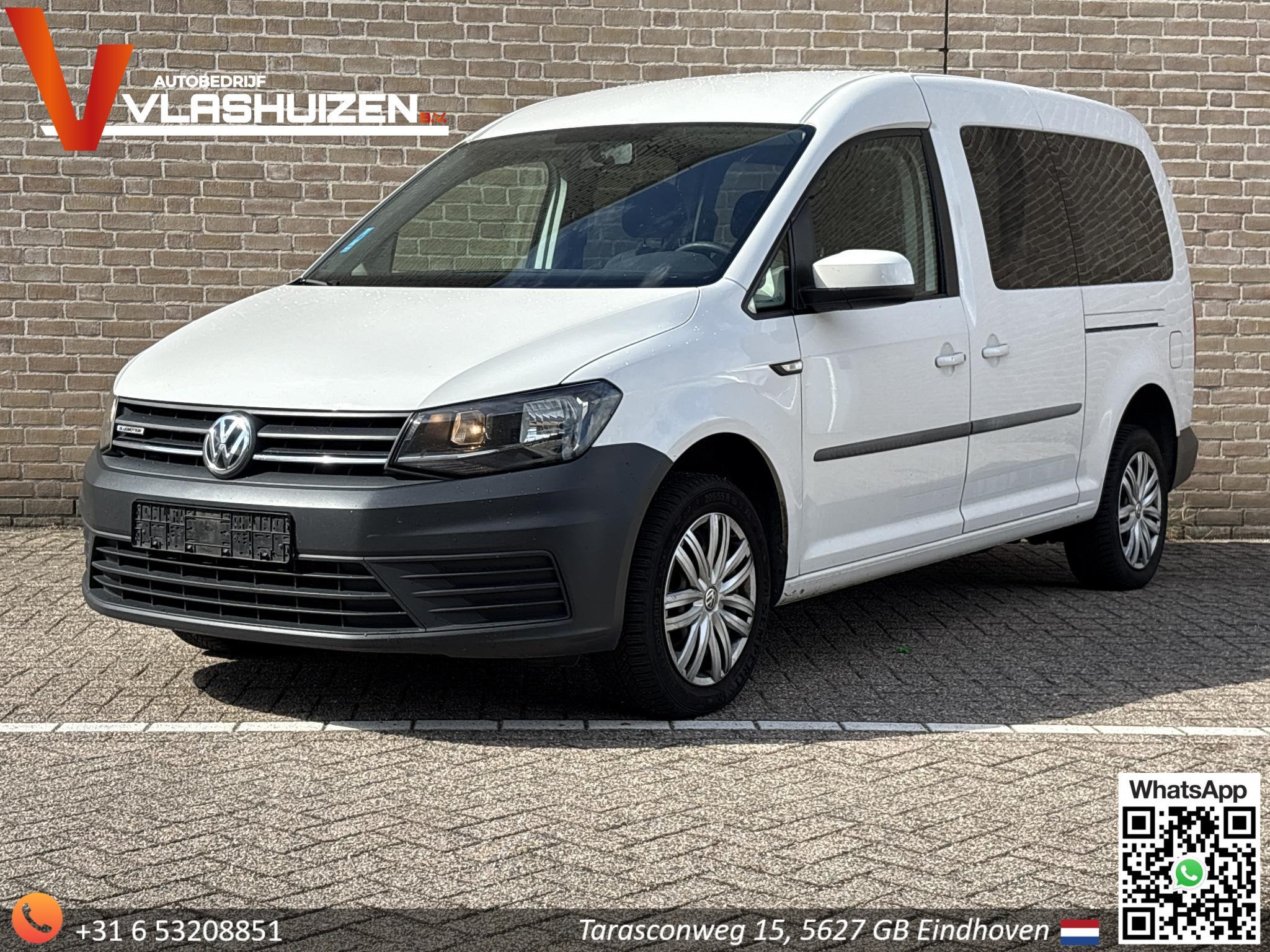Volkswagen Caddy Maxi 1.4 TGI Trendline 5p | € 6.950,- NET, Auto's, Volkswagen, Voorwielaandrijving, Gebruikt, 4 cilinders, CNG (Aardgas)