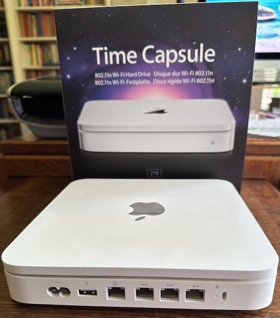 Apple AirPort Time Capsule 2TB - met doos, Computers en Software, Ophalen of Verzenden, Gebruikt, Apple Time Capsule