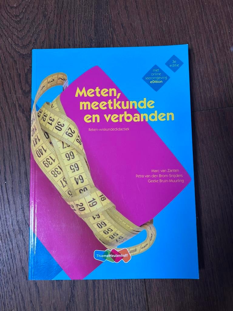 Rekendidactiek: Meten, meetkunde en verbanden, Boeken, Ophalen, Marc van Zanten, Zo goed als nieuw, Nederlands