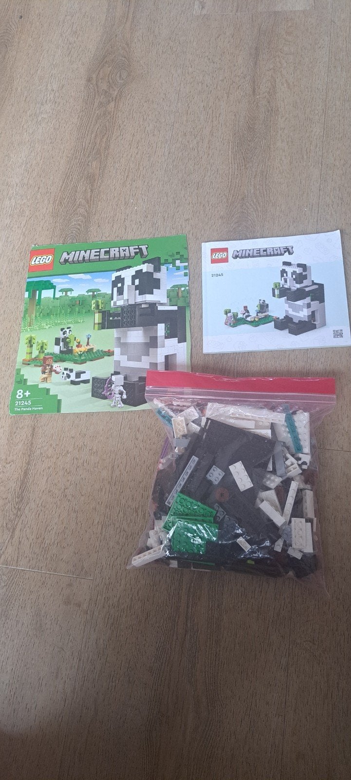 lego minecraft het panda haven 21245, G1, Ophalen of Verzenden, Zo goed als nieuw