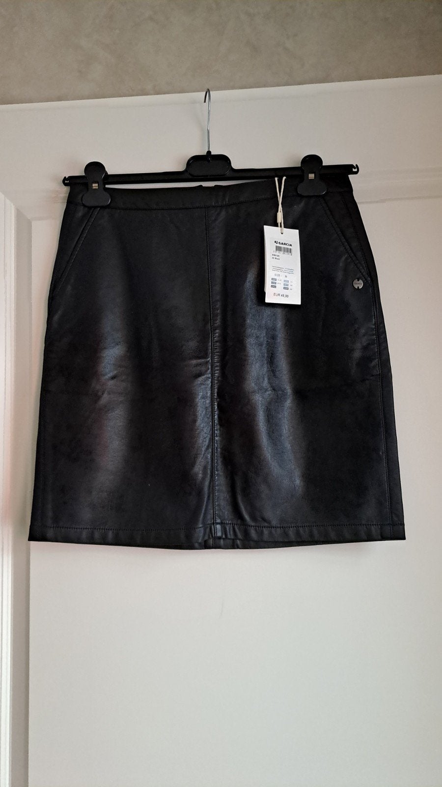 Nieuwe Garcia imitatie leren rok - Zwart - Maat M, Maat 38/40 (M), Zwart, Nieuw, Ophalen of Verzenden