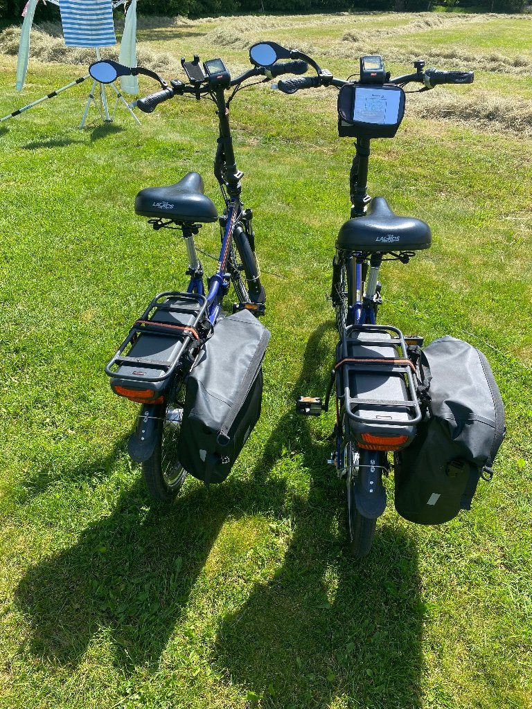Te koop mooie set Lacros Scamper S600 vouwfietsen 2021, 20 inch of meer, Versnellingen, Zo goed als nieuw, Totaal opvouwbaar