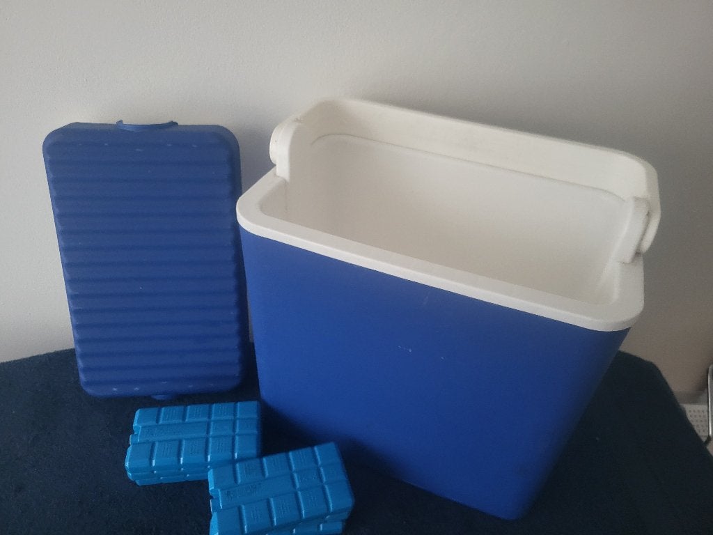 koelbox 24 L + 6 koel elementen zie foto's, Verzenden, Koelelement
