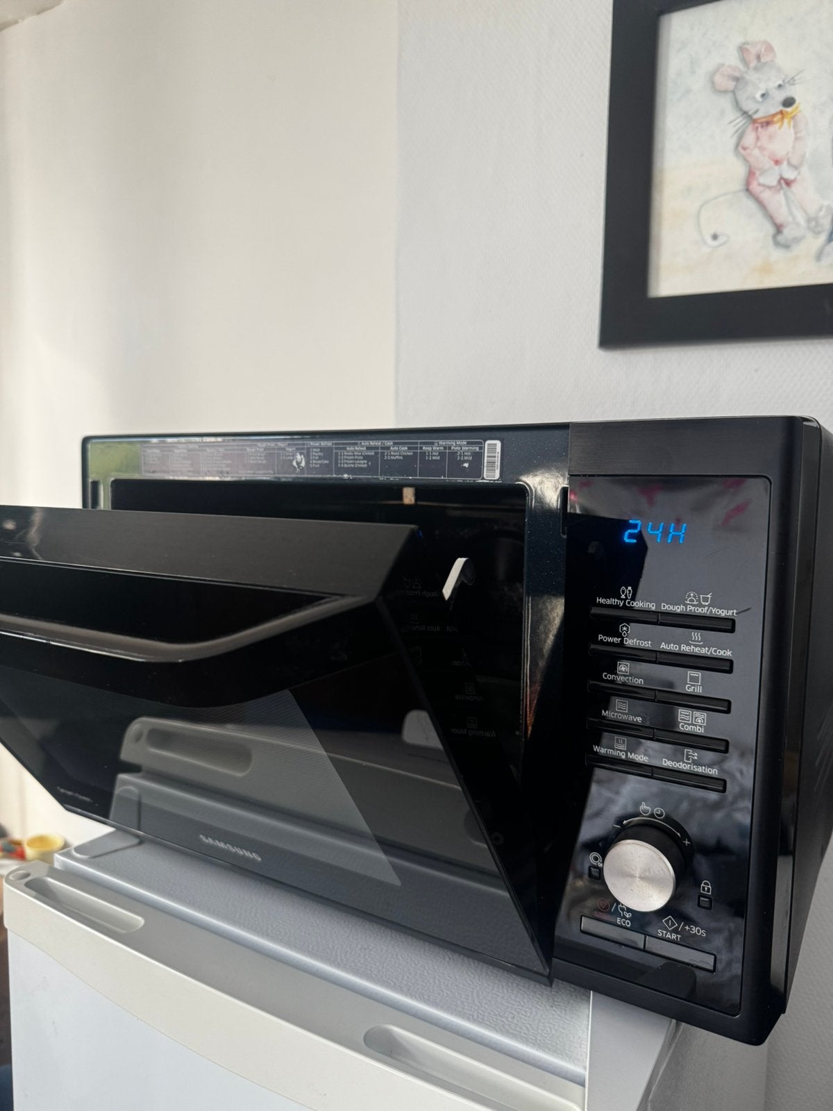 Samsung smart oven - combimagnetron, Ophalen, Combimagnetron, Zo goed als nieuw, Draaiplateau