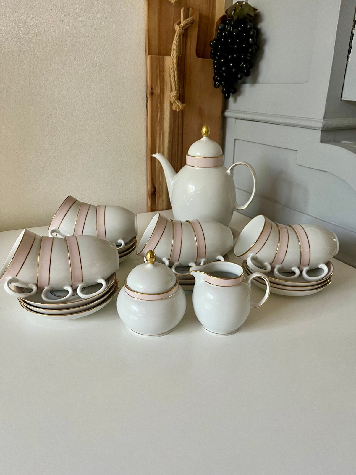 Prachtig Vintage Eschenbach Bavaria servies (16-delig), Antiek en Kunst, Ophalen of Verzenden
