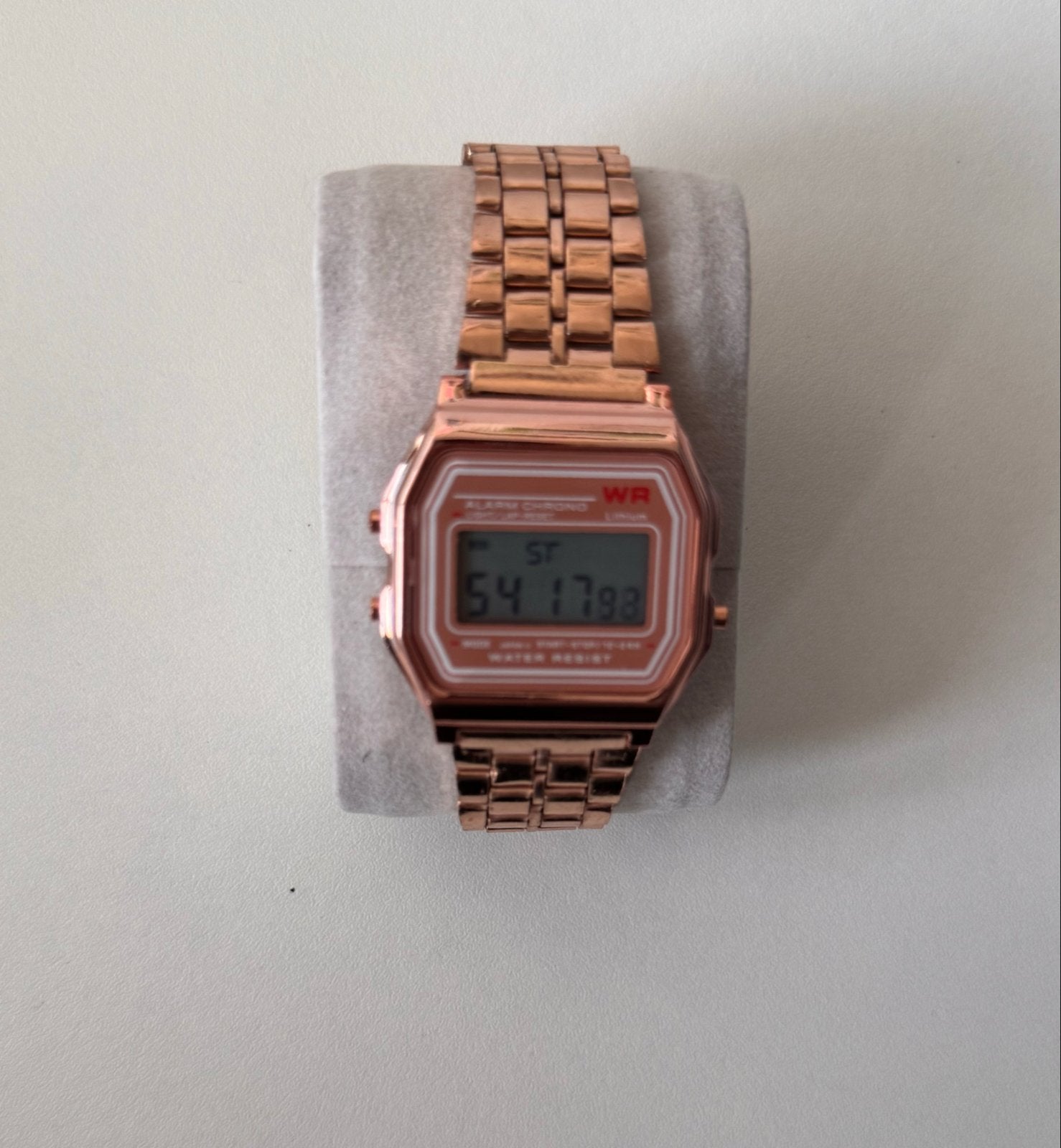 Stijlvol Roségouden Digitaal Horloge - Werkt Perfect!, Overige merken, Staal, Polshorloge, Nieuw