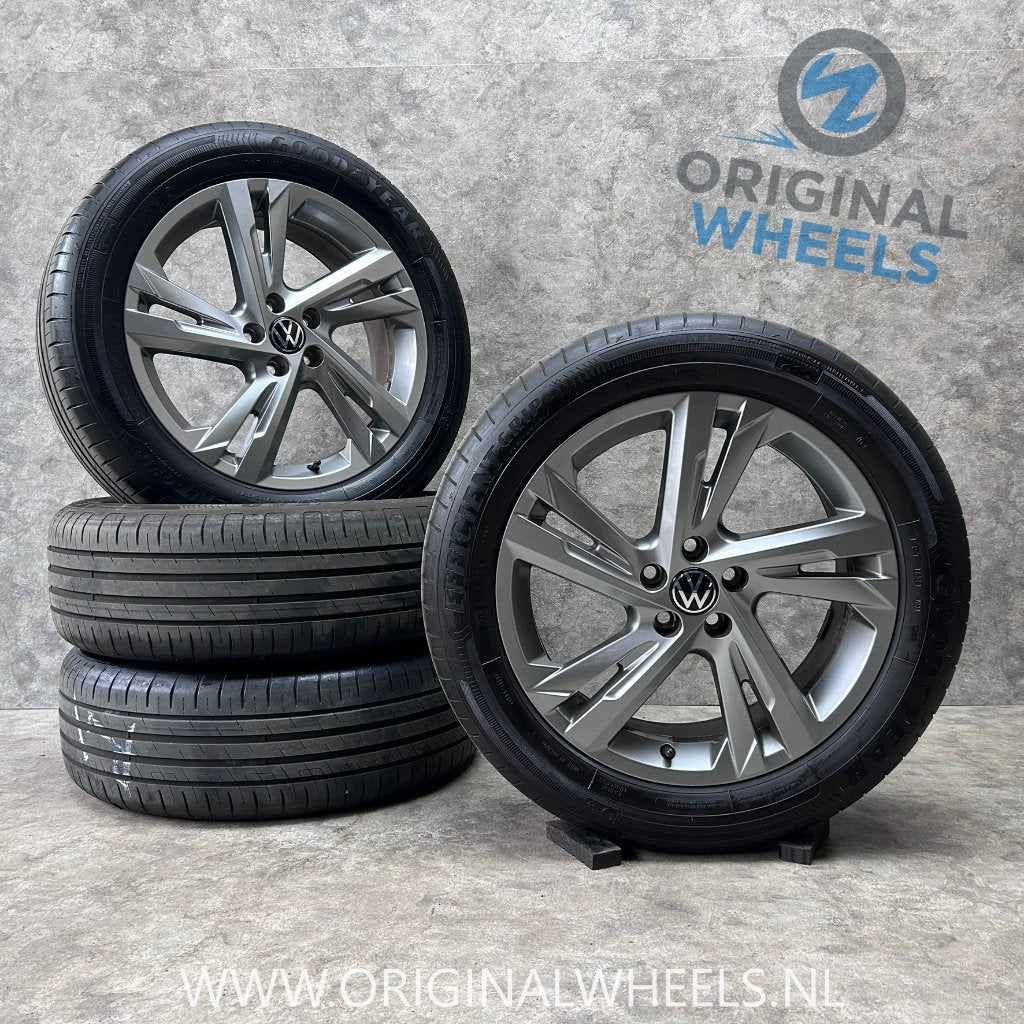 17 inch Valencia velgen ☀️ of 🌦️ banden VW T-cross | Taigo, Auto-onderdelen, Banden en Velgen, Gebruikt, 17 inch, Band(en), Personenwagen