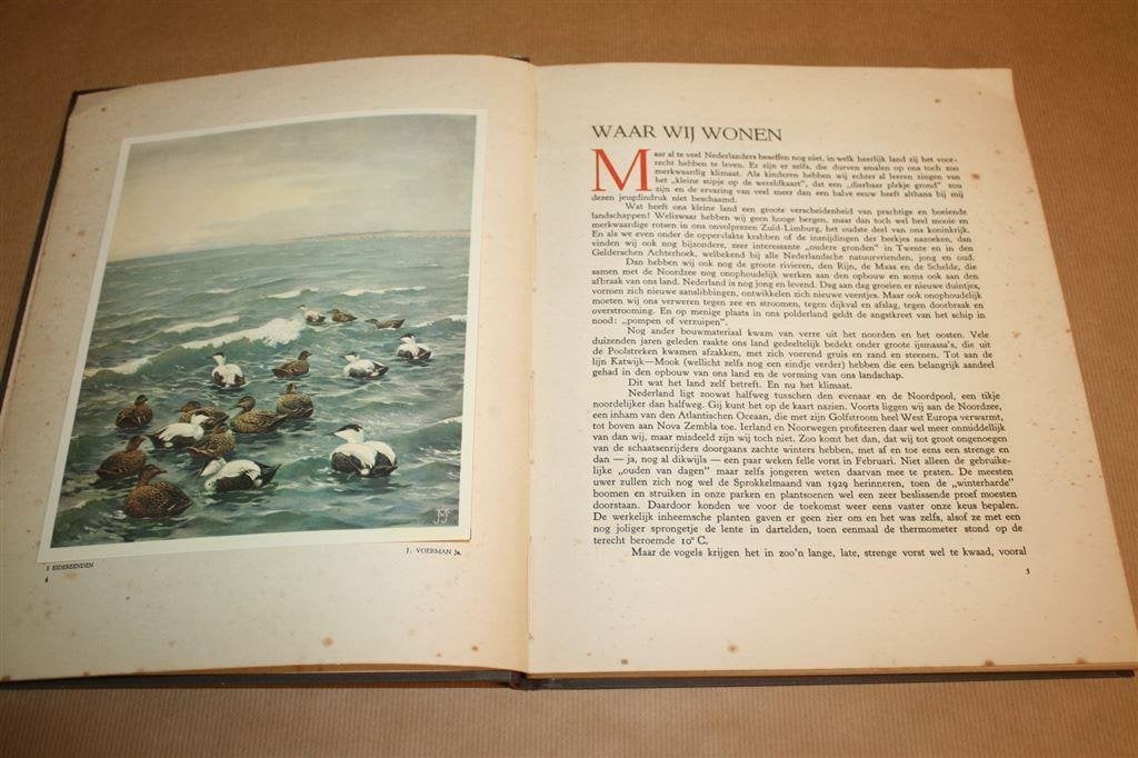 waar wij wonen 1937 - Thijsse - Compleet plaatjesalbum, Ophalen of Verzenden, Gelezen