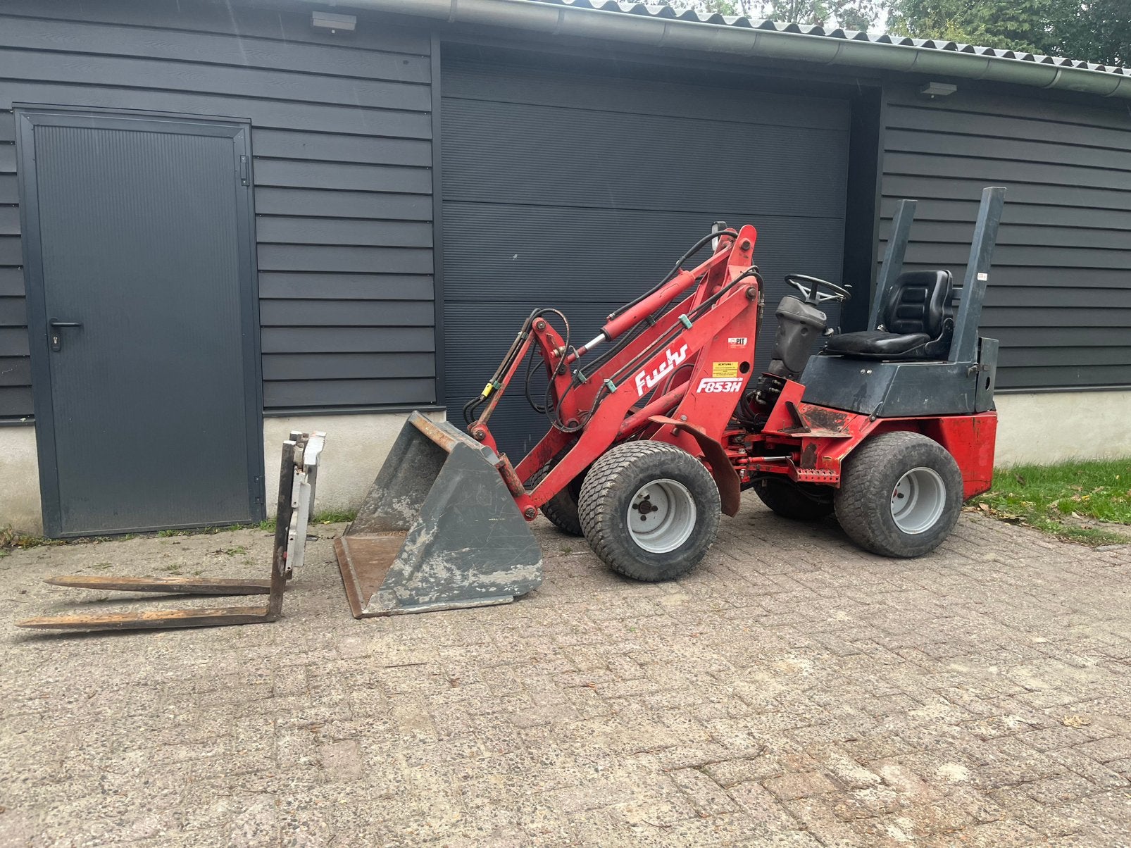 Fuchs F853H BJ 2004 (opknapper) met hydraulische snelwissel, Ophalen of Verzenden, Wiellader of Shovel