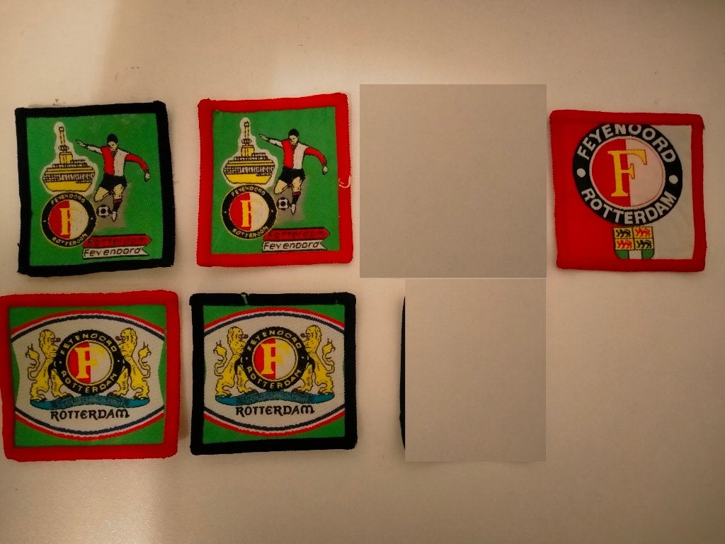 Feyenoord Rotterdam vintage patch embleem kleding voetbal, Verzenden, Nieuw, Feyenoord, Overige typen
