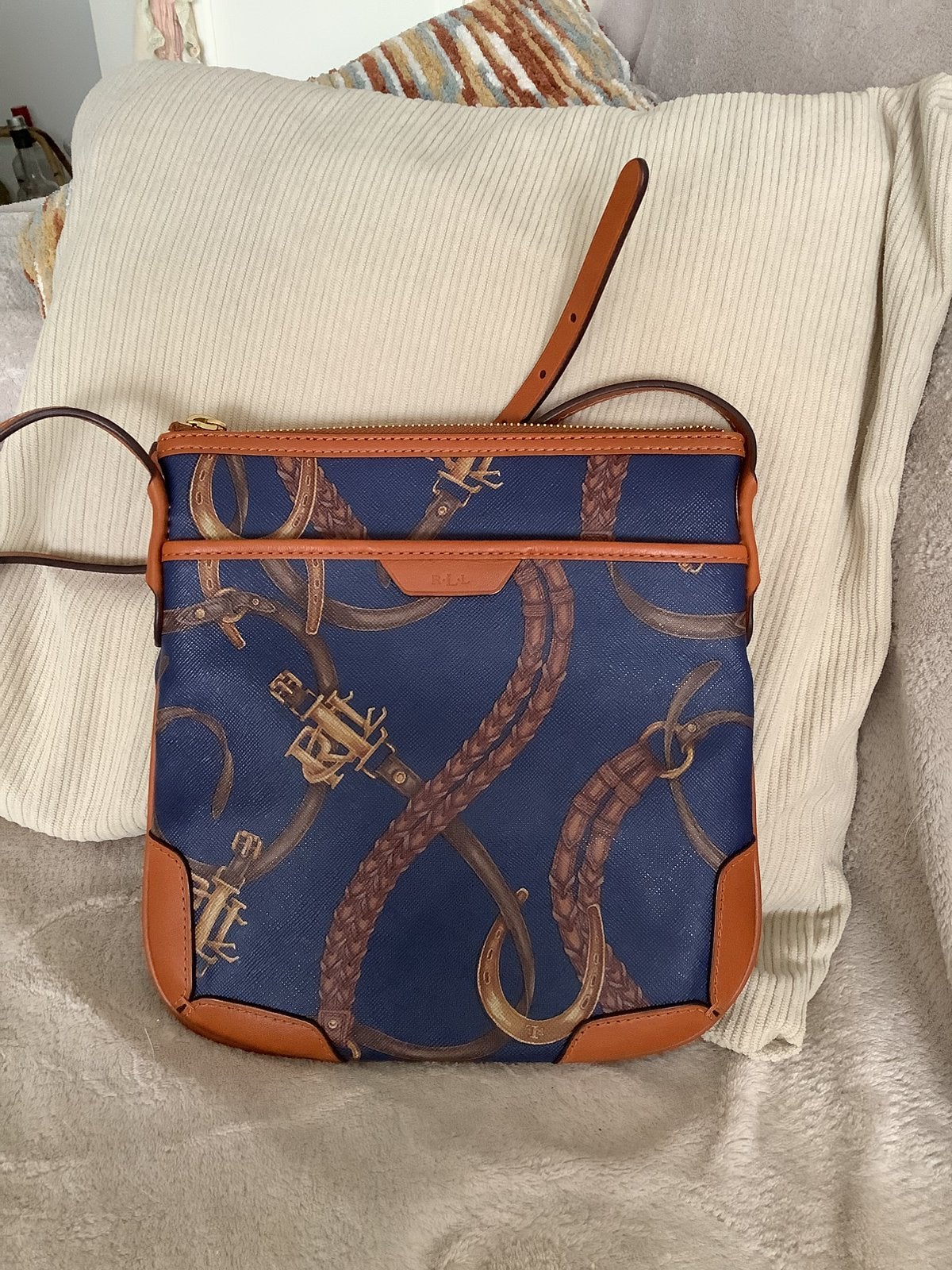 Mooie crossbody tas van Ralph Lauren, Ophalen of Verzenden, Zo goed als nieuw, Schoudertasje