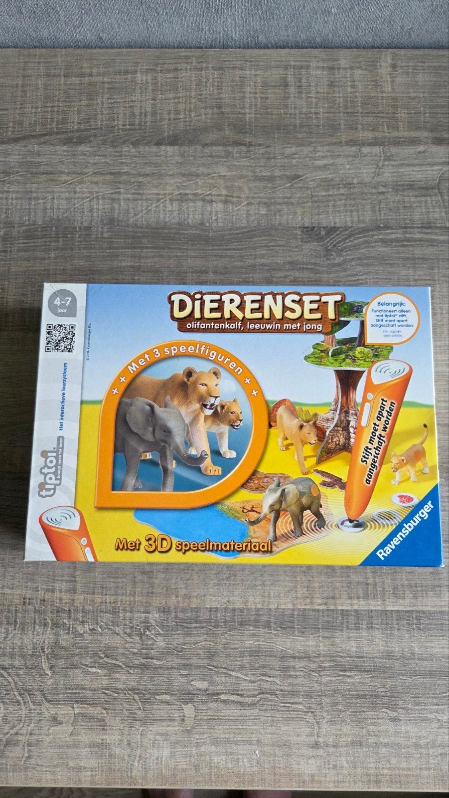 Tiptoi Dieren Set met 3 Speelfiguren - Ravensburger, Kinderen en Baby's, Ophalen of Verzenden, Nieuw, Ontdekken