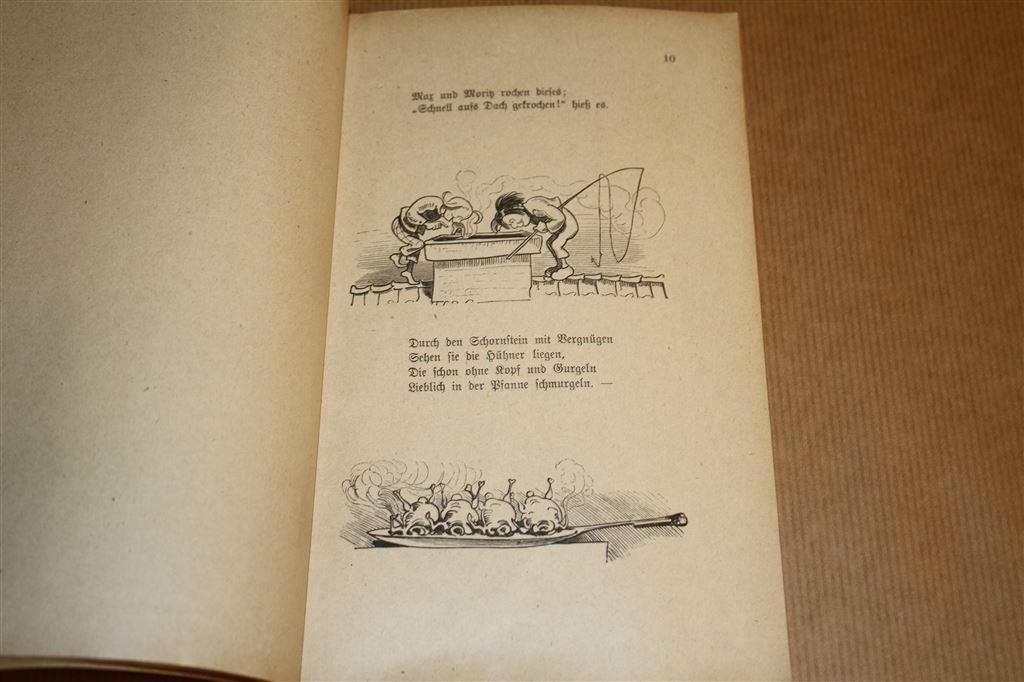 Max und Moritz. Eine Bubengeschichte., Ophalen of Verzenden, Gelezen, Europa