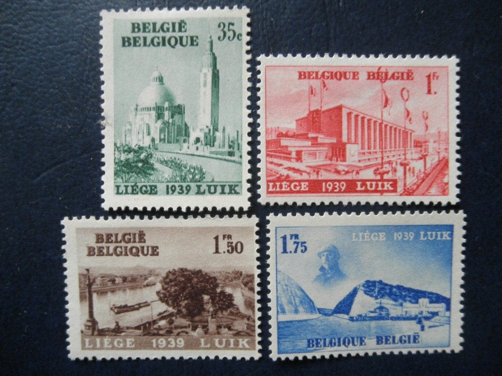 Postzegels België 1938 tentoonstelling water - cw. 12,00 (*), Postzegels en Munten, Postzegels | Europa | België, Ophalen of Verzenden