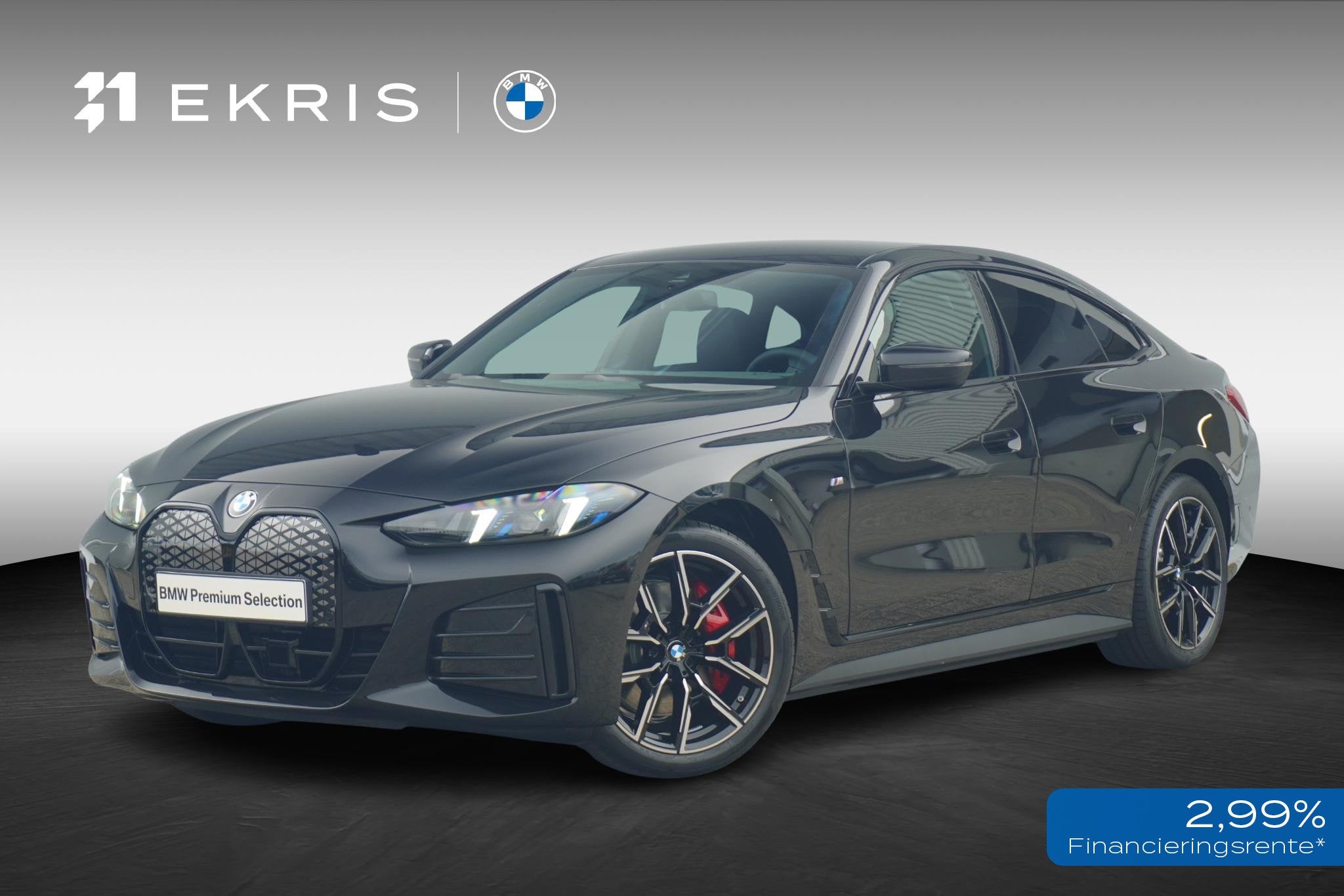 BMW i4 eDrive40 | Comfort Pack, Auto's, Achterwielaandrijving, 510 min, Zwart, Met garantie (alle)