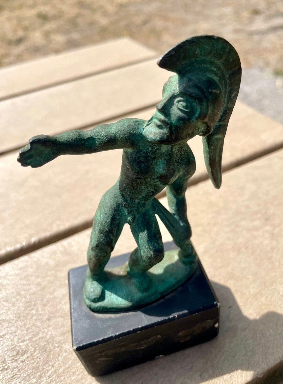 Ajax voorstelt-Dit beeldje is een van een bronzen beeldje, Ophalen of Verzenden