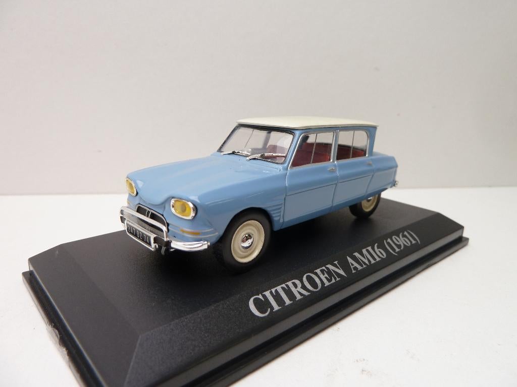 Citroën AMI   [1961 ]  Hachette 1/43, Ophalen of Verzenden, Zo goed als nieuw, Auto, Overige merken