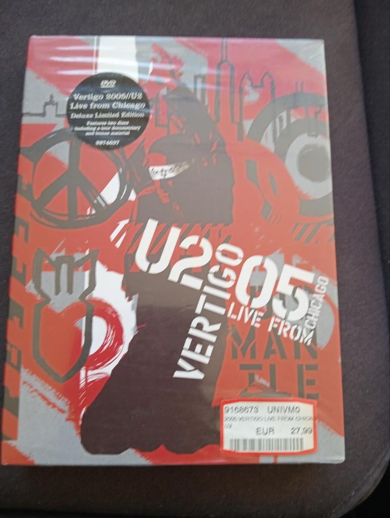 U2 vertigo live from chicago dvd nieuw, Alle leeftijden, Ophalen of Verzenden, Nieuw in verpakking