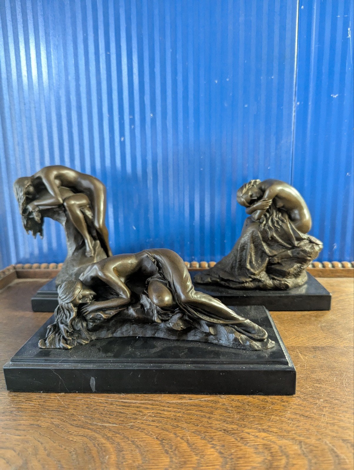 verschillende  bronzen beelden, Ophalen of Verzenden, Brons, 20 - 50 cm, Beeld