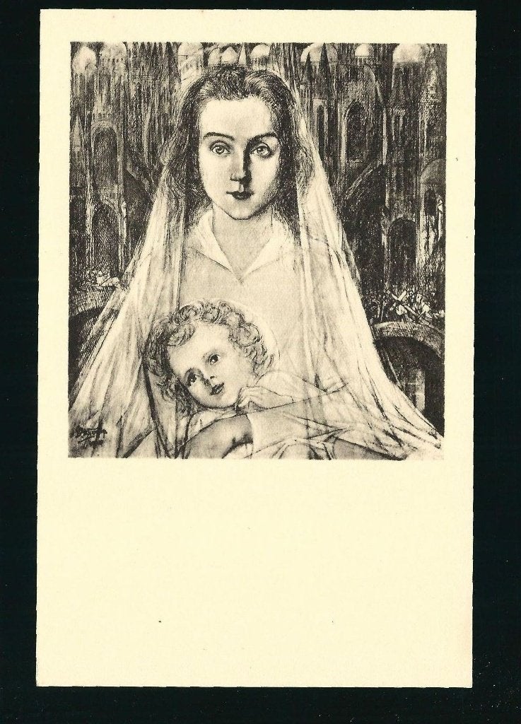 Jan Toorop Z20, Ophalen of Verzenden, 1920 tot 1940, Ongelopen, Sterren en Beroemdheden