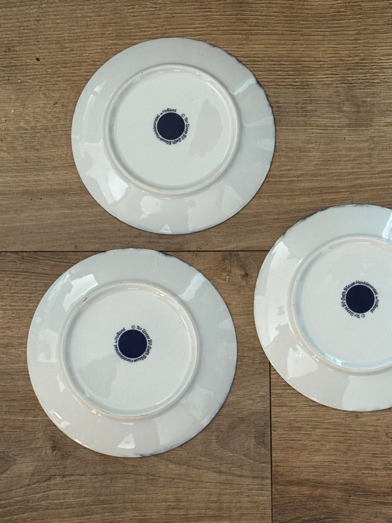 Delfsblauw wandborden set - Hollandse taferelen, Ophalen of Verzenden