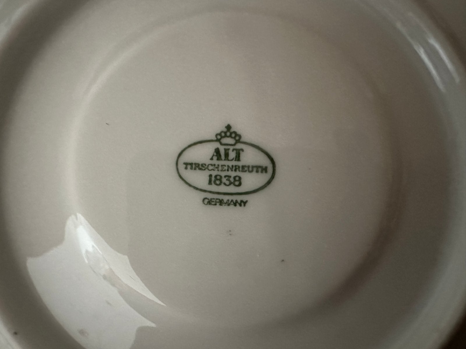 5 ALT Tirschenreuth soepkommen met schotels, Ophalen of Verzenden