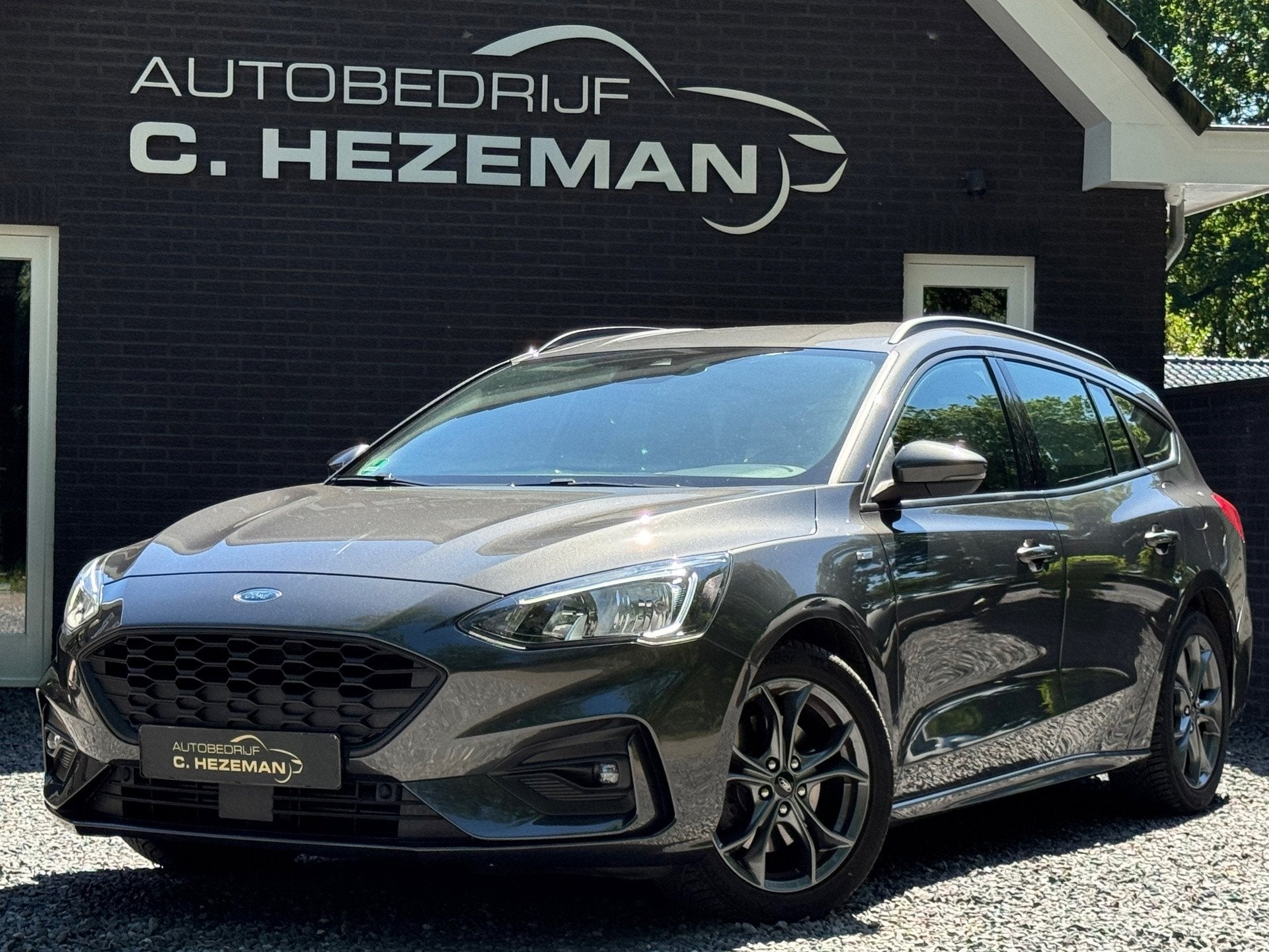 Ford Focus Wagon 1.0 125PK ST Line Business Navigatie Cruise, Auto's, Zwart, Origineel Nederlands, Handgeschakeld, 3 cilinders