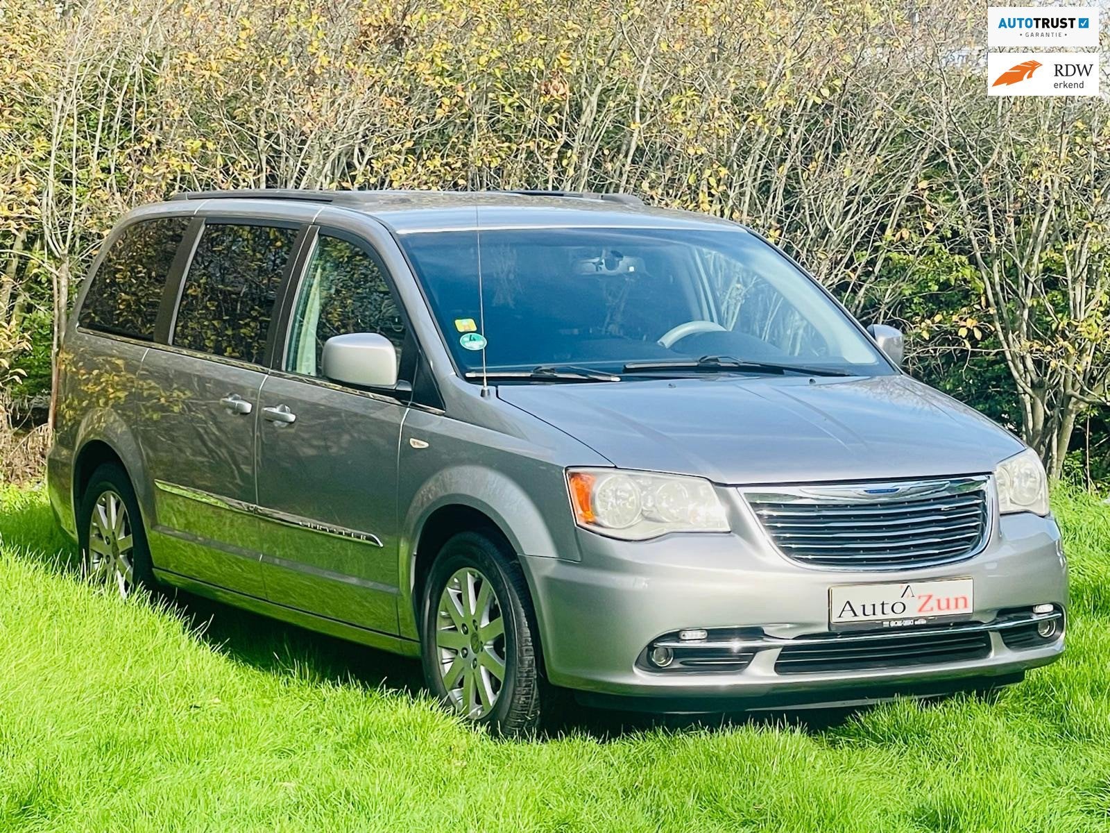 Chrysler Grand Voyager 3.6 V6/Stow&Go/Trekhaak7Pers, Auto's, Verwarmde buitenspiegels, 450 kg, Zwart, Grand Voyager