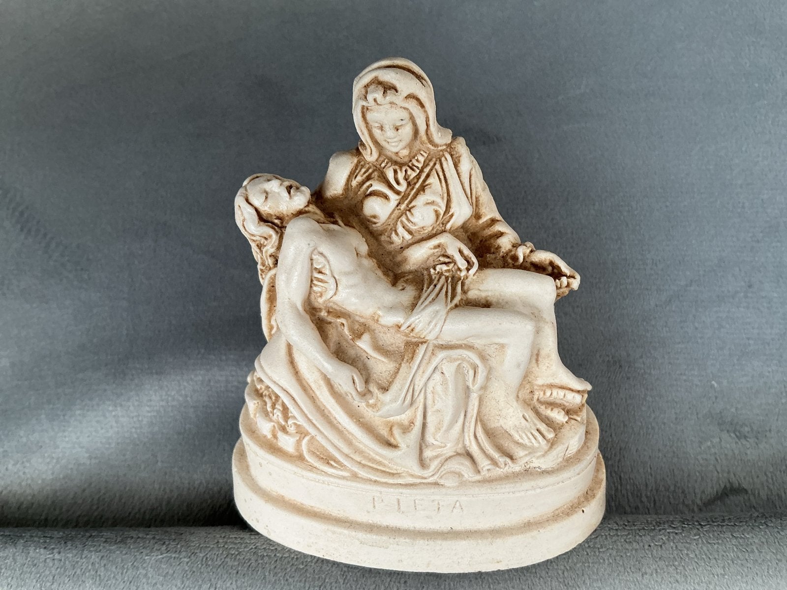 Vintage Piëta Beeldje - Maria met Jezus, Ophalen of Verzenden