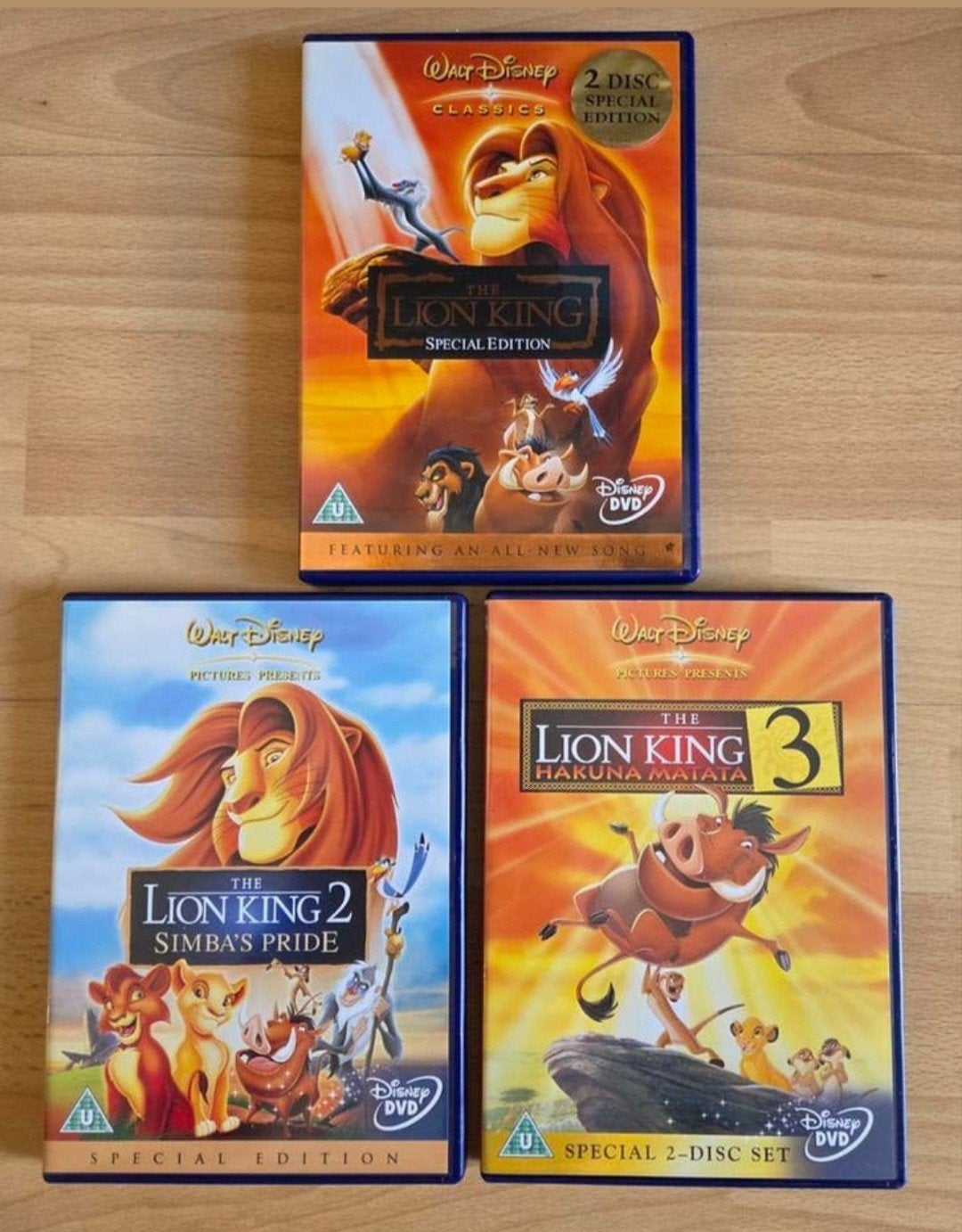 The Lion King 1 2 & 3, Cd's en Dvd's, Alle leeftijden, Ophalen of Verzenden, Zo goed als nieuw, Amerikaans