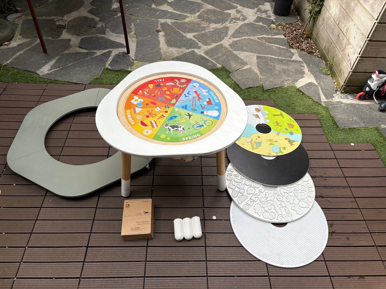 Stokke MuTable V1 - Multifunctionele Speeltafel, Kinderen en Baby's, Ophalen of Verzenden, Gebruikt, Knutselen