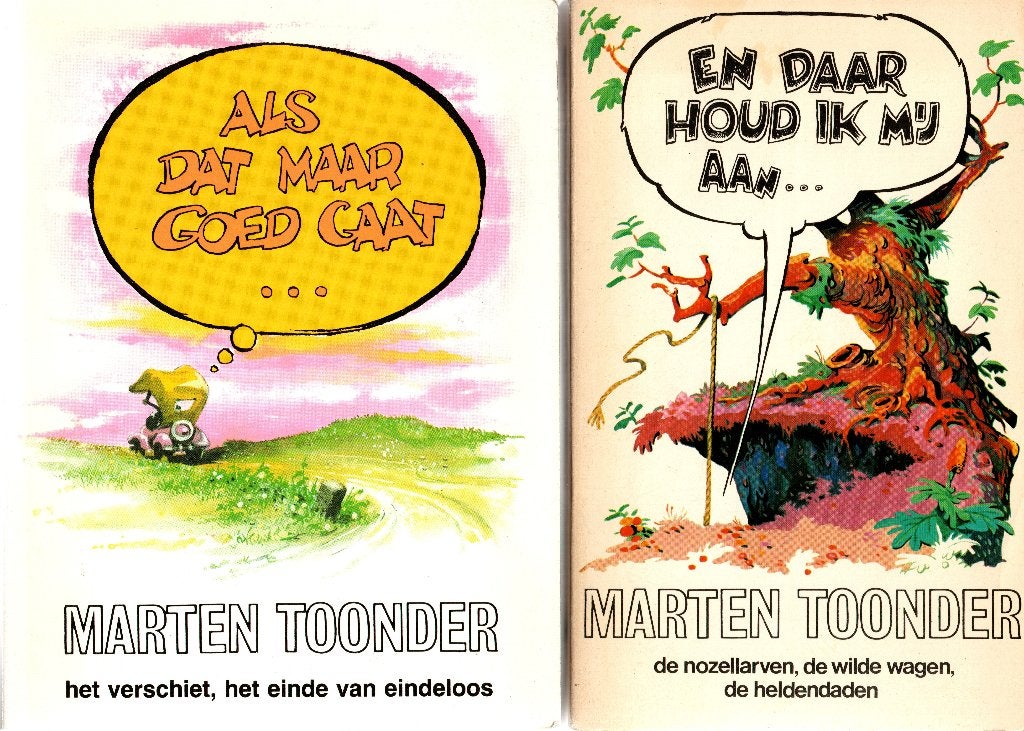 2 Maarten Toonder stripboeken, Meerdere stripboeken, Ophalen, Gelezen, Marten Toonder