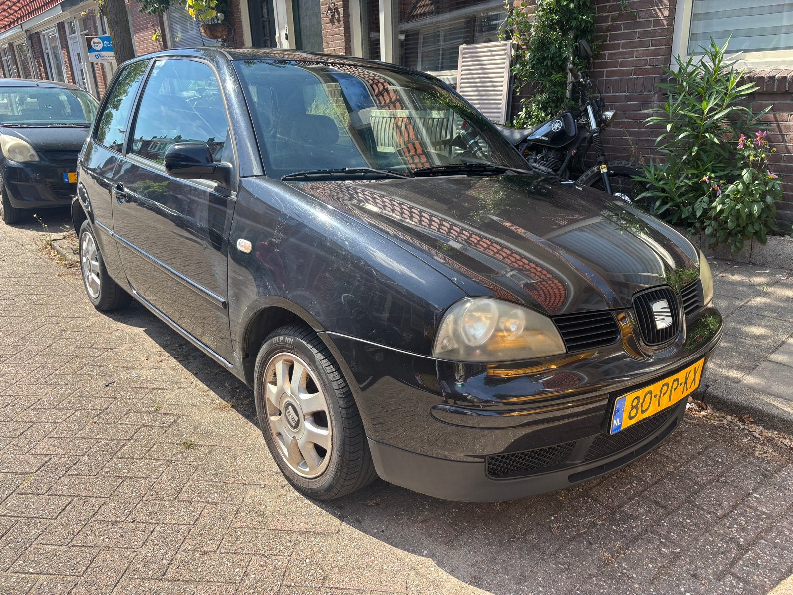 Seat Arosa 1.4 2004 Zwart, Voorwielaandrijving, 450 kg, 31 €/maand, 4 stoelen