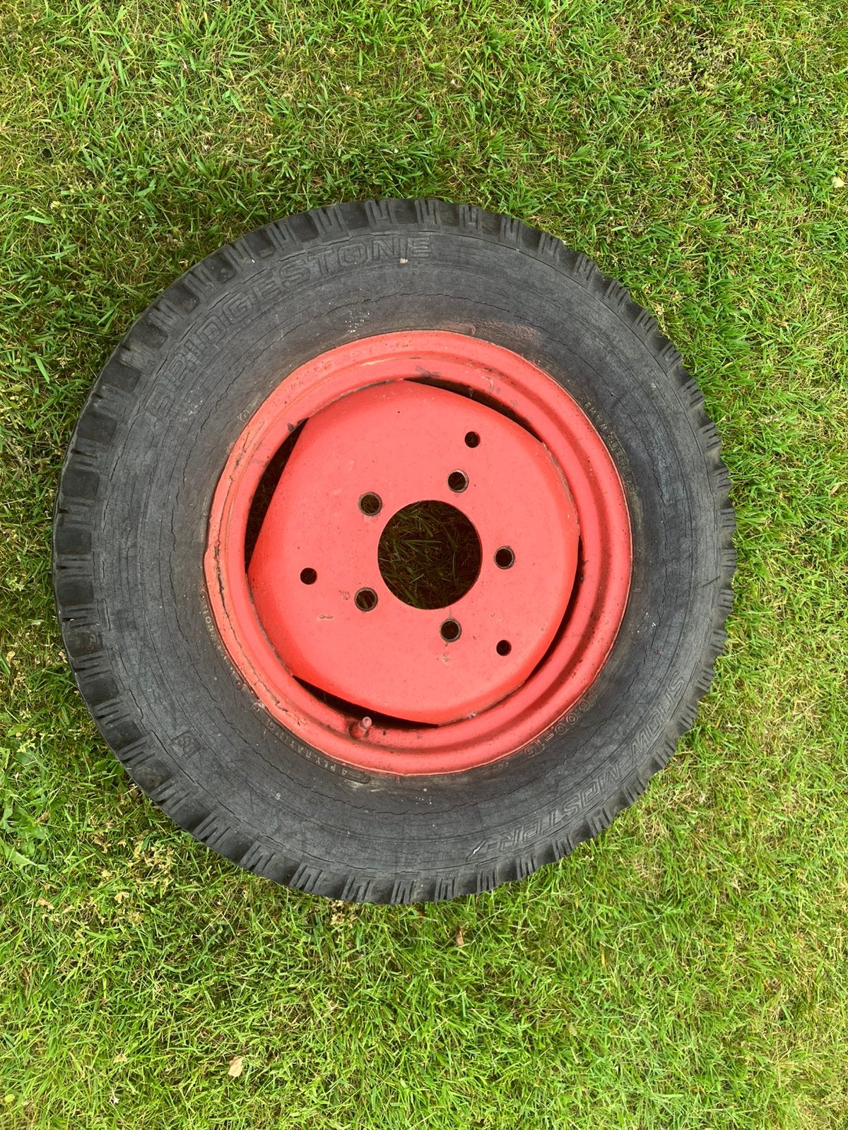 Velg met band oldtimer Deutz 6.00-16, Auto diversen, Aanhangwagen-onderdelen, Ophalen, Gebruikt