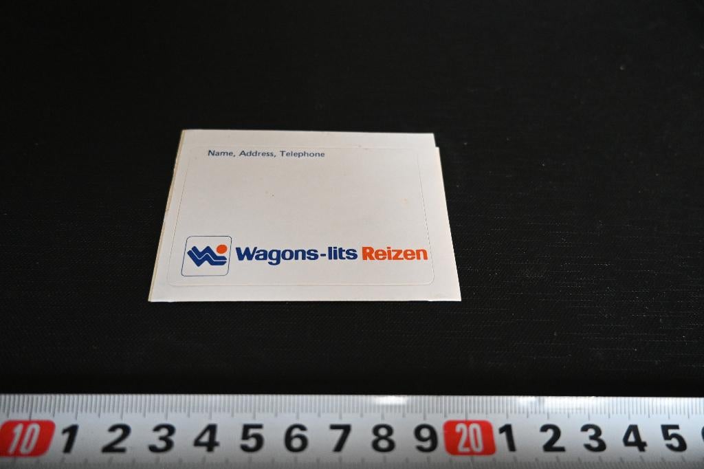 sticker Wagons - Lits Reizen, Ophalen, Zo goed als nieuw