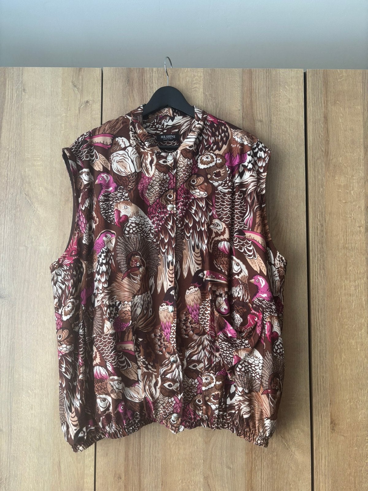 Gilet, Ophalen, Zo goed als nieuw, Maat 46/48 (XL) of groter, Bruin