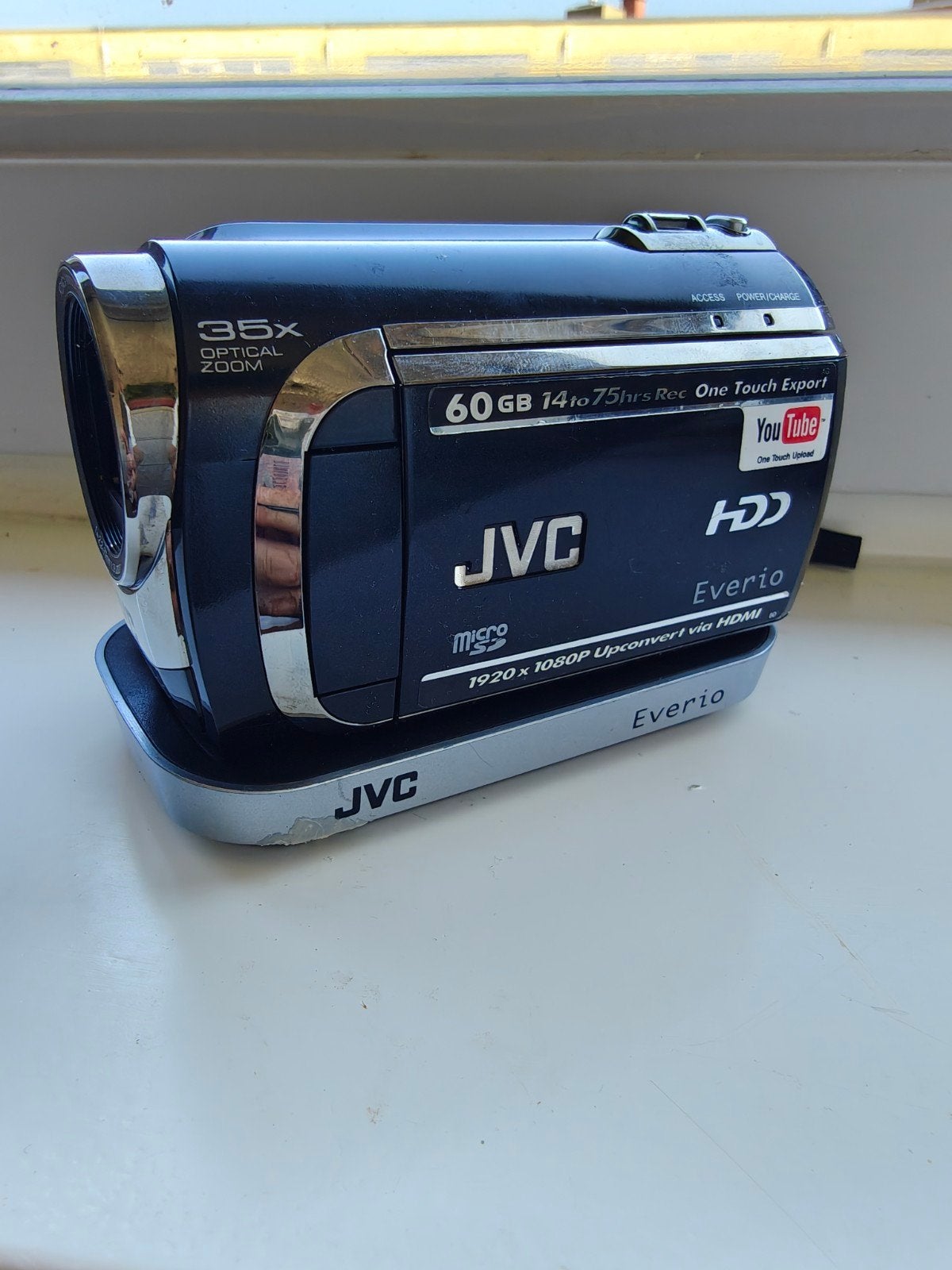 jvc gz-mg645be camcorder in perfecte staat, Ophalen, Harde schijf, JVC, 20x of meer