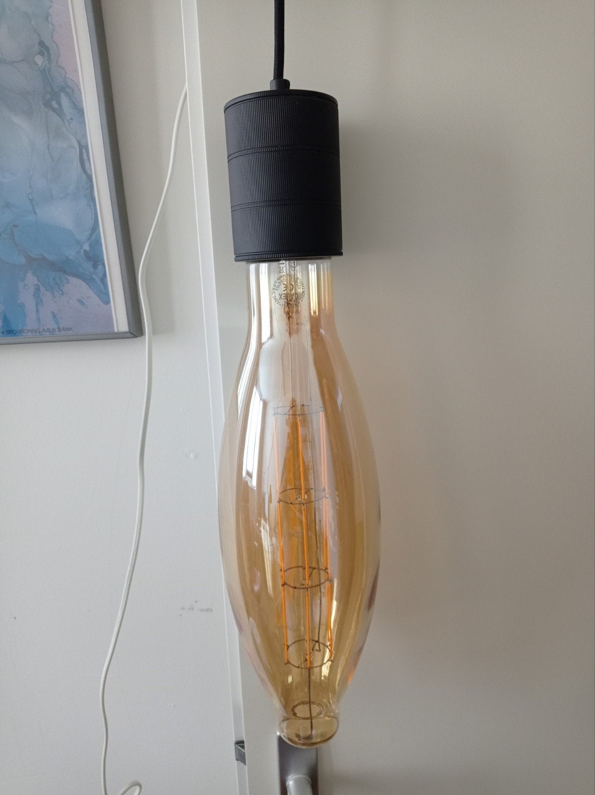 Calex XXL LED Filament Lamp E27 - Amber Glas, Glas, E27 (groot), Ophalen of Verzenden, Industrieel, Vintage, Modern