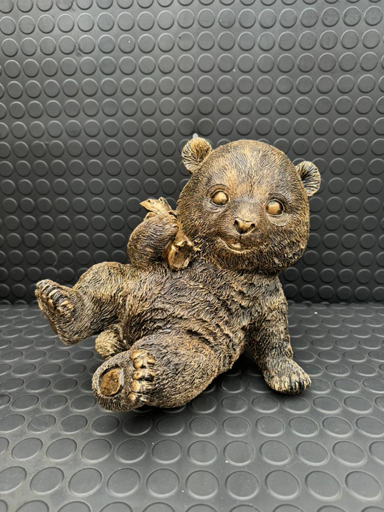 panda liggend 25x30cm/Nieuw!, Verzamelen, Beelden en Beeldjes, Ophalen of Verzenden, Nieuw, Dier