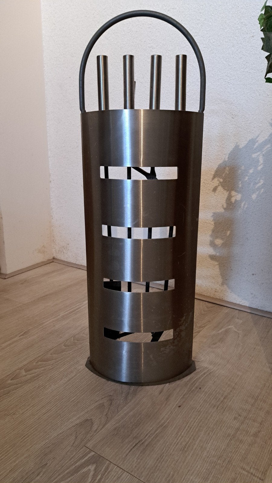 Complete Openhaard Set - Modern Design, Ophalen of Verzenden, Gebruikt, Vrijstaande haard, Overige soorten
