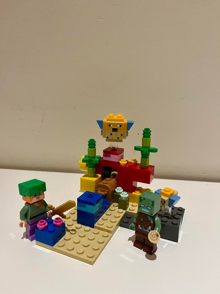 Lego minecraft 21164, Ophalen of Verzenden, Zo goed als nieuw, Complete set, Lego