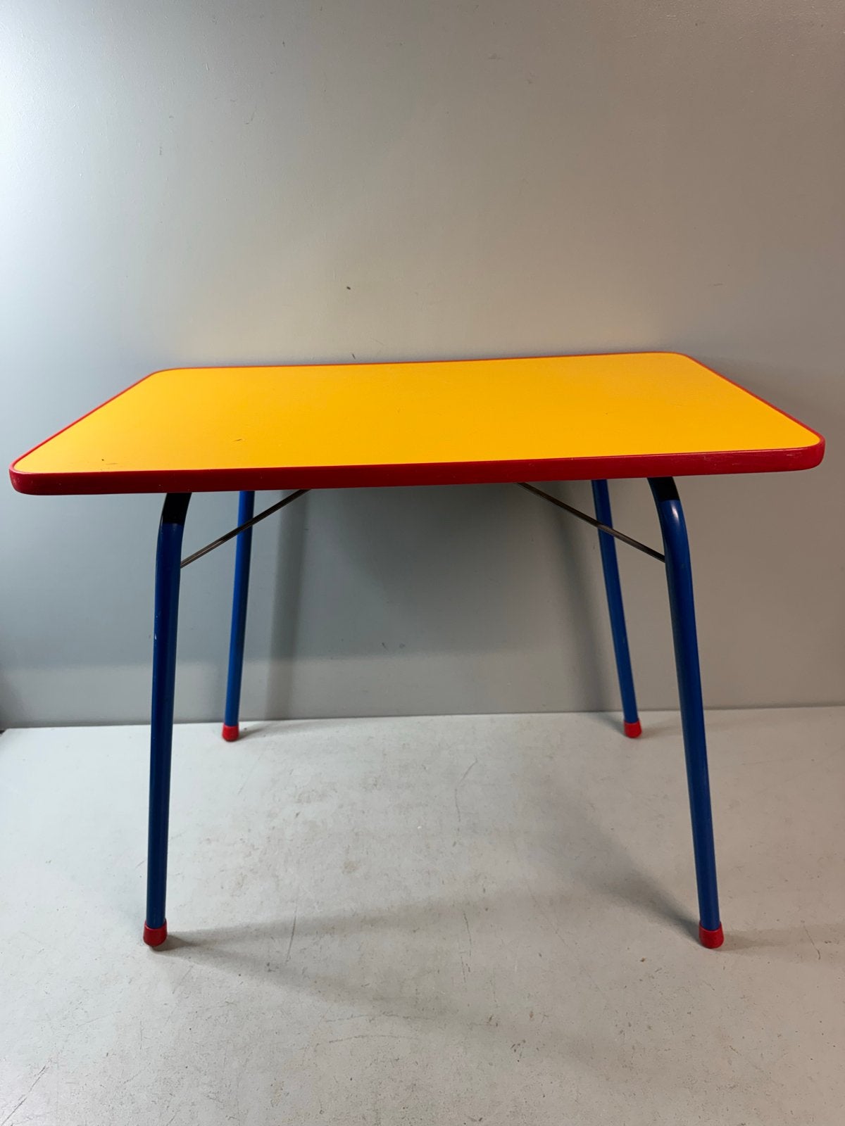 Hema Kinderklaptafel Geel/Blauw - Gebruikt, Gebruikt, ?, Tafel(s), ?