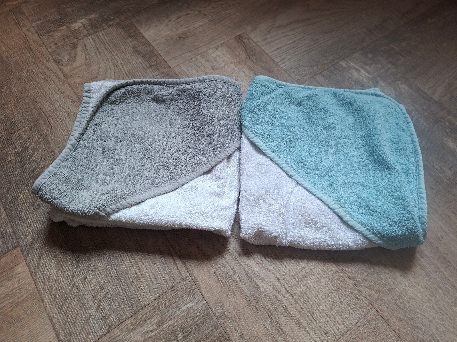 Set van 2 badcapes, Overige merken, Gebruikt, Wit, Ophalen of Verzenden